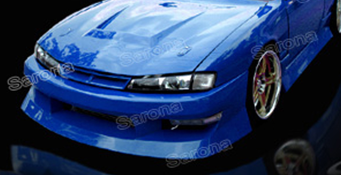 Custom Nissan 240SX  Coupe Front Bumper (1997 - 1998) - $400.00 (Part #NS-010-FB)